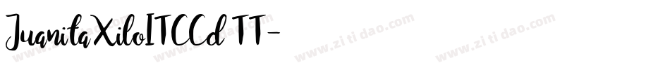 JuanitaXiloITCCd TT字体转换
